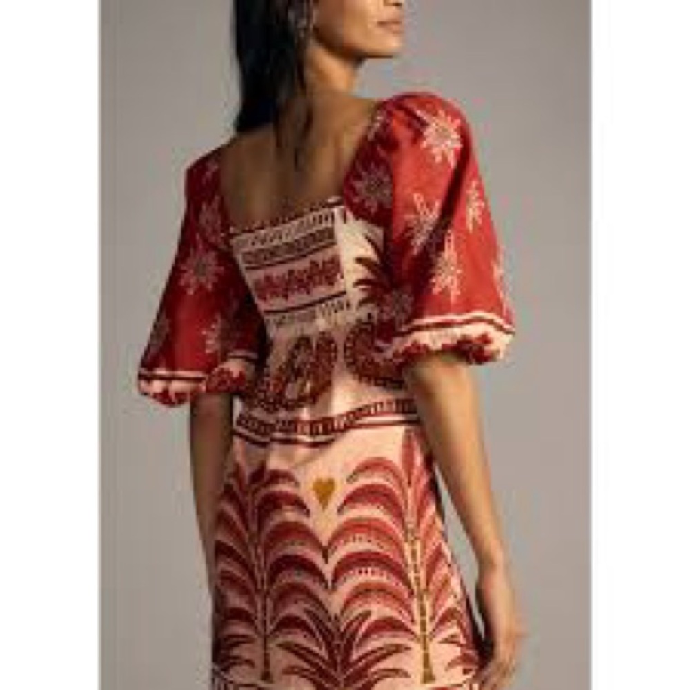 Farm Rio Square Neck Mini Dress - image 3